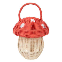 Toadstool Mushroom Woven Basket Bag S1022 - Pretty Day
