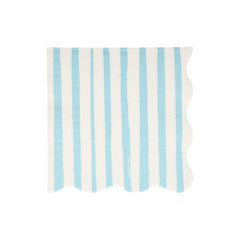 Blue Stripe Large Napkins (x 16) S5103 - Pretty Day