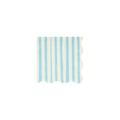 Blue Stripe Small Napkins (x 16) S9071 - Pretty Day