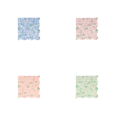 Meri Meri Ditsy Floral Paper Party Napkin - Small S2089 S2098 - Pretty Day