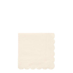 Meri Meri Simply Eco Friendly Cream Ivory Party Napkins - Small S1206 - Pretty Day