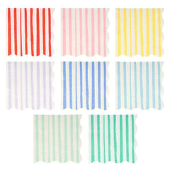 Meri Meri Striped Paper Party Napkins- Large - 16pk S9063 - Pretty Day