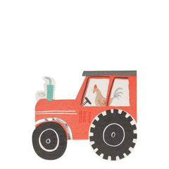 On The Farm Tractor Napkins S8016 - Pretty Day