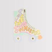 Roller Skate Napkins (x 16) S2173 - Pretty Day