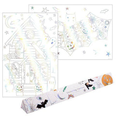 2 Pack- Halloween Coloring Poster Set M0030 - Pretty Day