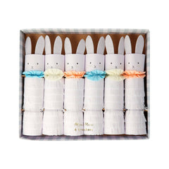 Meri Meri Easter Bunny Rabbit Fringed Crackers - 6 Pack S8032 S8037 - Pretty Day