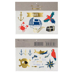 Pirate Temporary Tattoos S1128 - Pretty Day