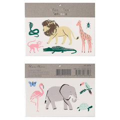 Sarari Zoo Temporary Tattoo Set S2118 - Pretty Day
