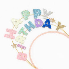 Happy Birthday Glitter Headband S0137 - Pretty Day
