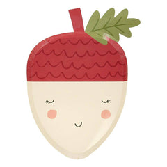 Meri Meri - Acorn Shaped Plates S1149 - Pretty Day