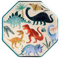 Meri Meri - Dinosaur Plates - Large S9282 - Pretty Day