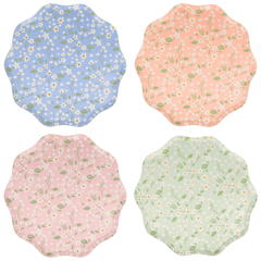 Meri Meri Ditsy Floral Paper Dinner Plates - Large - Pretty Day