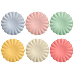 Meri Meri Large Bamboo Fiber Reusable Plates (6 Pack) S9317/18/S9353/63/S9125/30 - Pretty Day