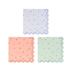 Star Pastel Paper Party Napkins- Small- 16pk S0107 - Pretty Day