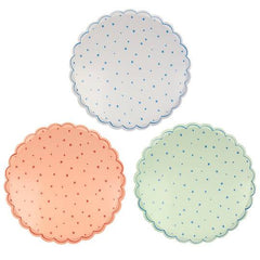 Star Pastel Paper Party Plate- Large - 8pk S9090 - Pretty Day