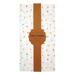 Multicolored Polka Dot Paper Tablecloth S1128 - Pretty Day