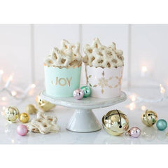 Pink and Mint Glam Joy Food Cups - 50 Pack S2193 - Pretty Day