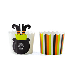 Witch Is In Food Cups - 50 pcs M0026 - Pretty Day