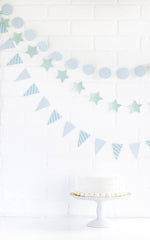 Light Blue Mini Banner Set: Sky S9098 - Pretty Day