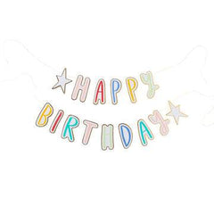 Oui Party Birthday HAPPY BIRTHDAY Banner S9043 - Pretty Day