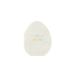 Easter Egg Shaped Large Paper Napkins - 24 Pack S9102 - Pretty Day