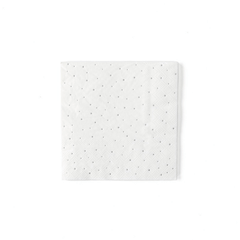Winter White Mini Dot Small Cocktail Napkins - 24 Pack S8086 - Pretty Day