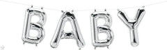Baby Silver Balloon Banner Kit S4036 - Pretty Day