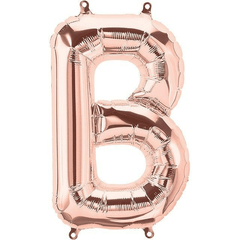 Small 16" Rose Gold Letter B Balloon S4023 - Pretty Day