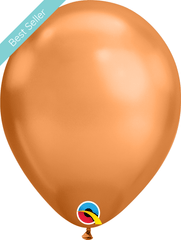 11" Chrome Copper Latex Balloon B072 - Pretty Day