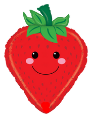 Standard 26" Foil Strawberry Balloon S3134 - Pretty Day