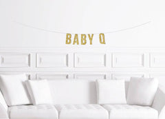 Baby Q Party Banner - Pretty Day