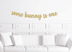 Some Bunny is One Birthday Banner - Pretty Day