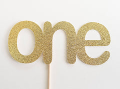 1st Birthday Cake Topper - Pretty Day