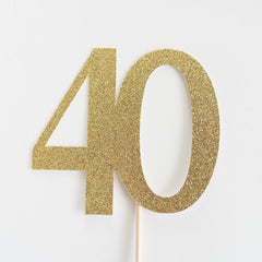 40 Cake Topper - Pretty Day