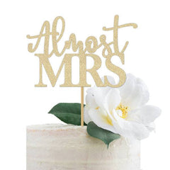 Almost Mrs Bridal Shower Cake Topper - Pretty Day