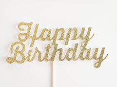 Happy Birthday Cake Topper - Pretty Day