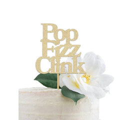 Pop Fizz Clink Cake Topper - Pretty Day
