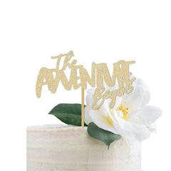 The Adventure Begins Cake Topper - Pretty Day