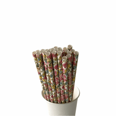Vintage Floral Paper Straws S4094 - Pretty Day