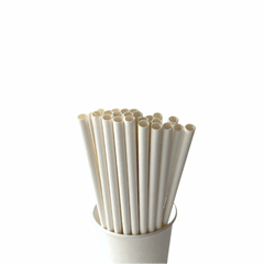 White Paper Straws (25 Count) S2161 - Pretty Day