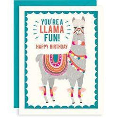 You're A Llama Fun! Greeting Card - Paper Source - Pretty Day