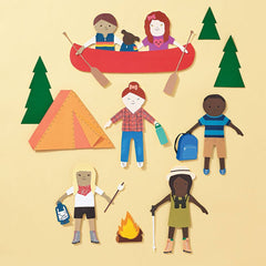 Happy Camper Paper Dolls Craft Kit S5173 - Pretty Day