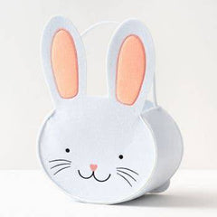 Bunny Easter Basket With Pom Tail S9001 - Pretty Day