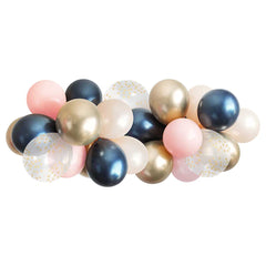 Navy & Pink Balloon Garland S8117 - Pretty Day