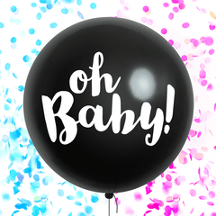 Gender Reveal - Oh Baby! Jumbo Confetti Balloon - Kit S4042 - Pretty Day