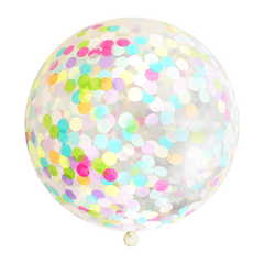 Jumbo Confetti Balloon - Rainbow S8045 - Pretty Day