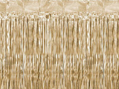 Gold Metallic Fringe Curtain Backdrop S7083 S7084 S7085 - Pretty Day