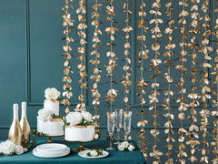 Gold Foil Flower Backdrop S7061 - Pretty Day