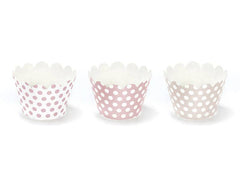 Pink Polka Dot Cupcake Liners - 6pk S1108 - Pretty Day