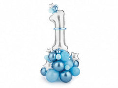 1st Birthday Blue Balloon Statue S1063 - Pretty Day